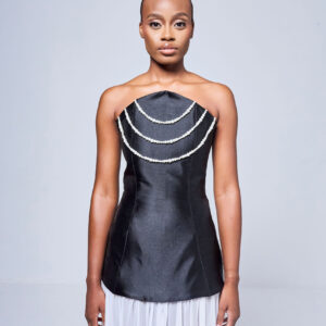 Royal full boned dress